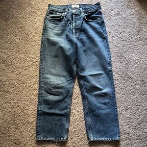 Agolde Classic Indigo Straight Jeans